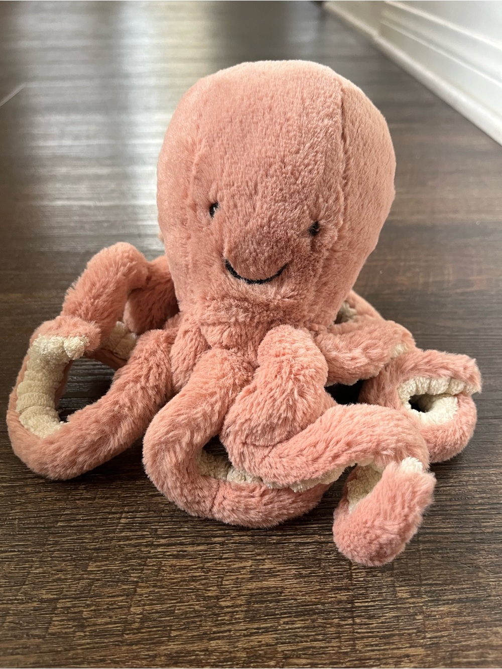 Jellycat Blush Octopus Plush Toy in Dusty Pink